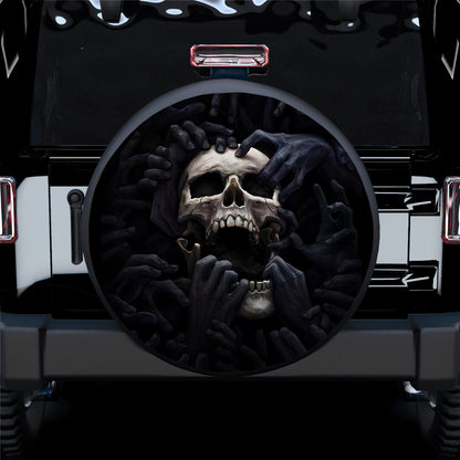 Skull Scarry Car Spare Tire Cover