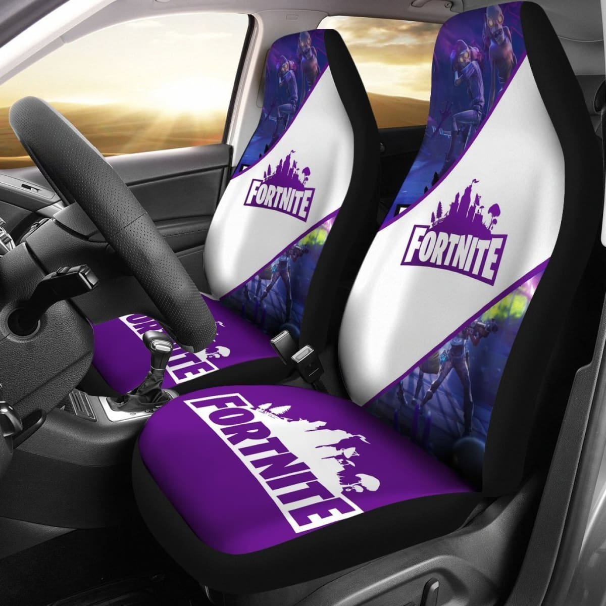 Skull Trooper Fortnite Car Seat Covers For Fan Mn04 Universal Fit 225721