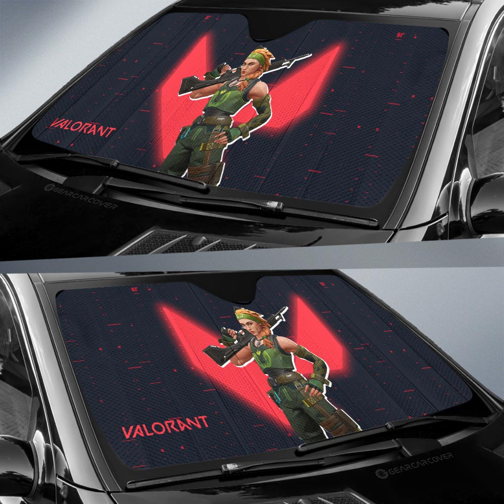 Skye Car Sunshade Custom Valorant Agent