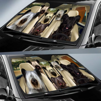 Skye Terrier Car All Over Printed 3D Sun Shade