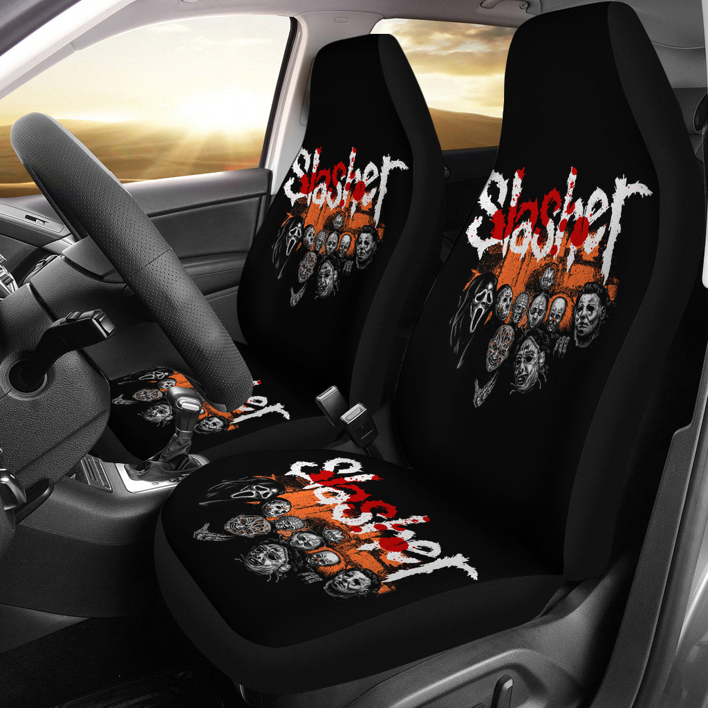 Slashet Horror Movie Car Seat Covers Horror Characters Halloween Car Accesories Ci091121