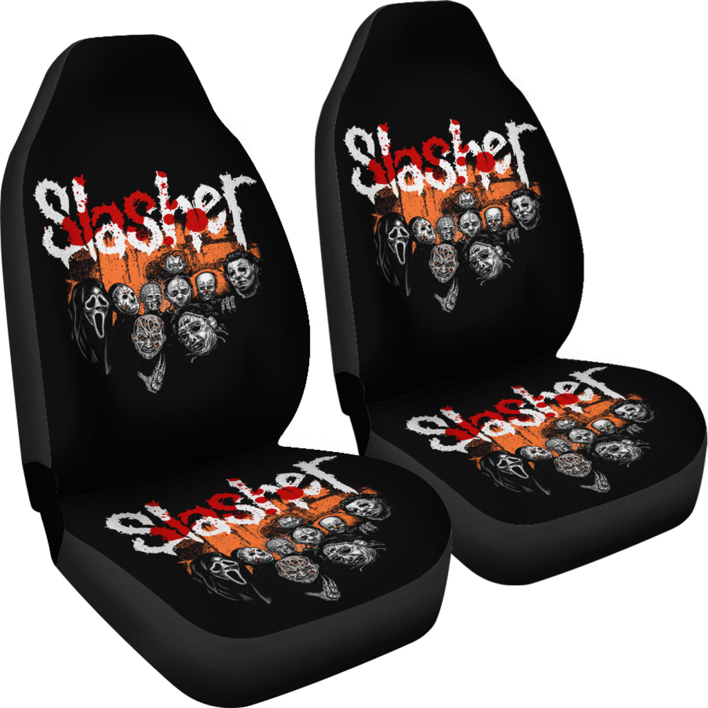 Slashet Horror Movie Car Seat Covers Horror Characters Halloween Car Accesories Ci091121