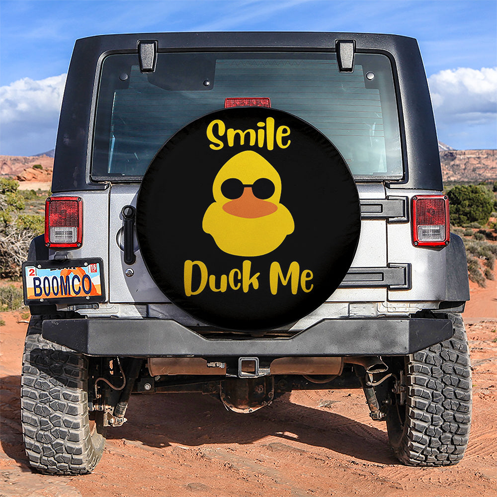 Smile Duck Me Car Spare Tire Cover