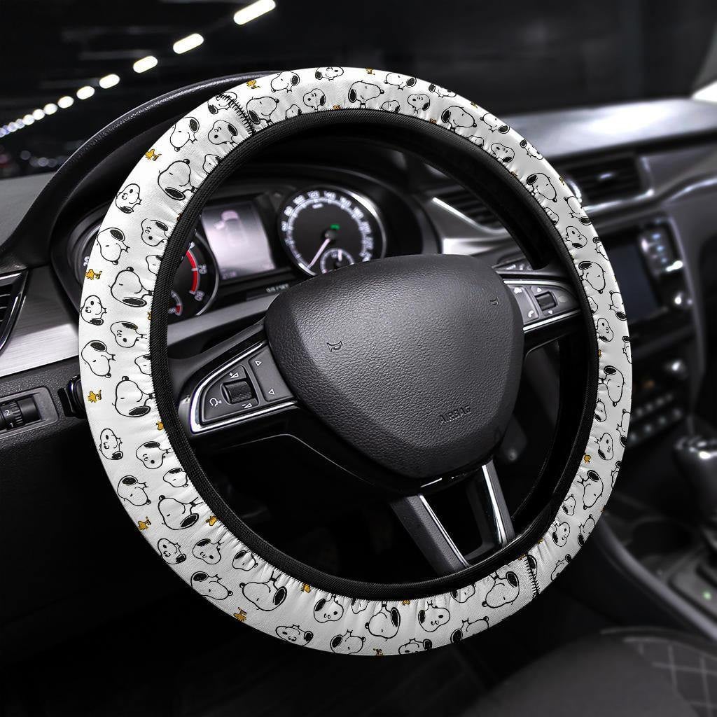 Snoopy Anime Steering Wheel Cover