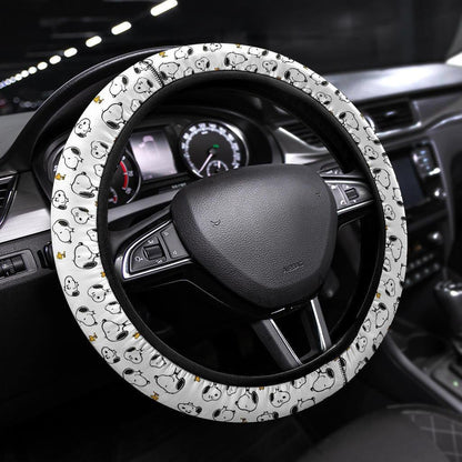 Snoopy Anime Steering Wheel Cover
