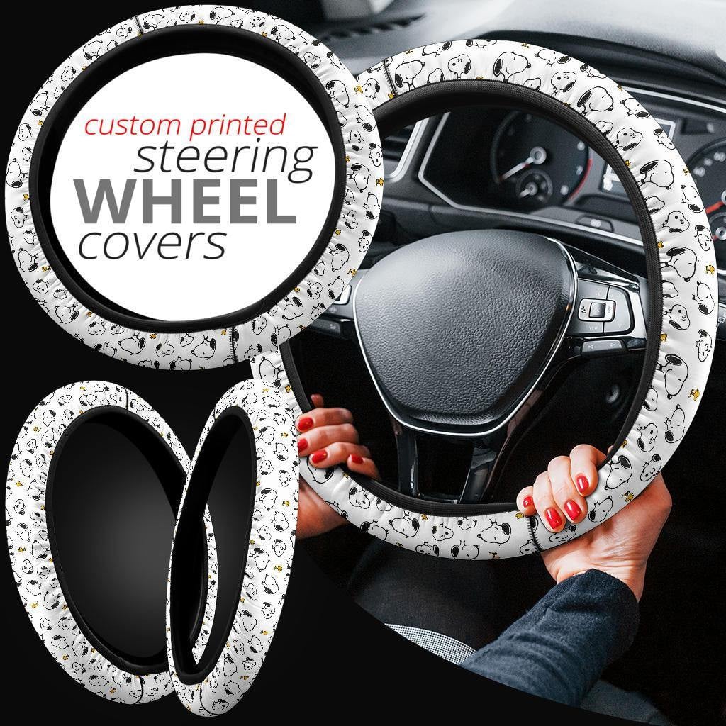 Snoopy Anime Steering Wheel Cover