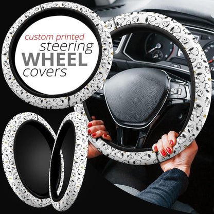 Snoopy Anime Steering Wheel Cover
