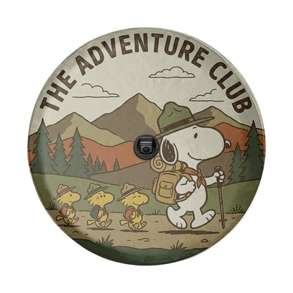 Snoopy Jeep Spare Tire Cover – The Adventure Club Design - PersonalizedFury