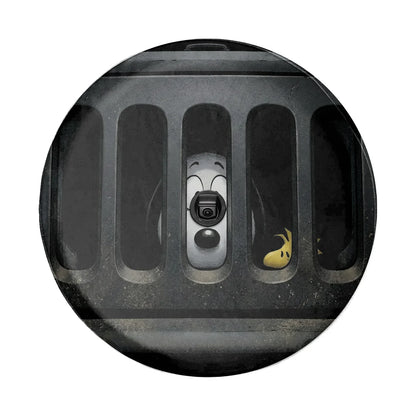 Snoopy Leather Jeep Spare Tire Cover – Funny Road Trip Style - PersonalizedFury