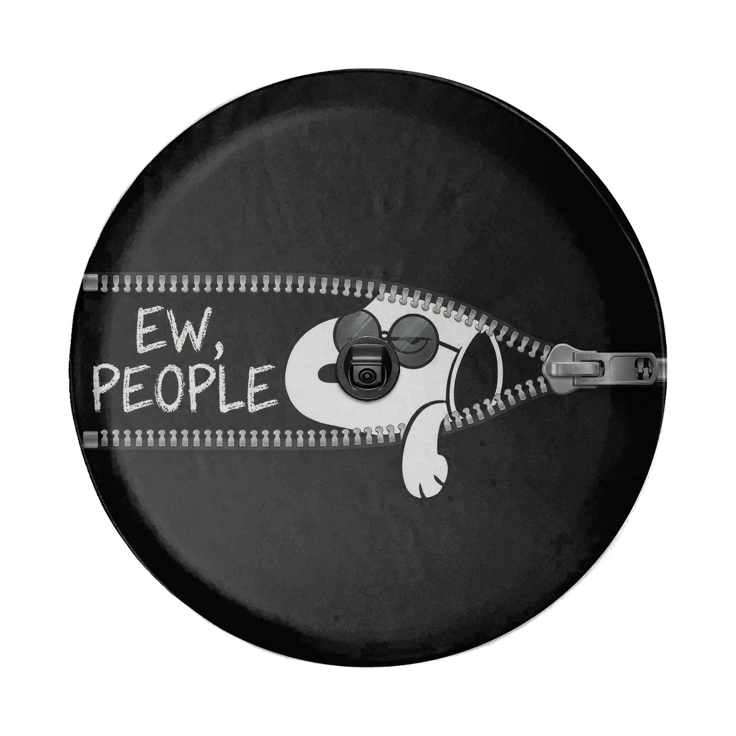 Snoopy Leather Spare Tire Cover – Ew People Off Road Jeep Style - PersonalizedFury