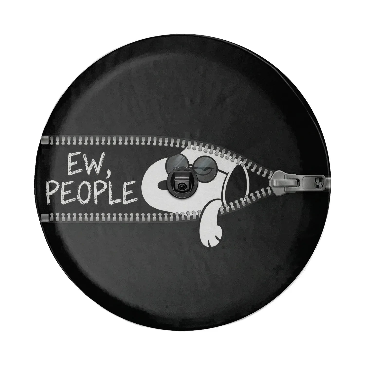 Snoopy Leather Spare Tire Cover – Ew People Off Road Jeep Style - PersonalizedFury