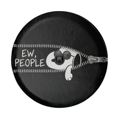 Snoopy Leather Spare Tire Cover – Ew People Off Road Jeep Style - PersonalizedFury