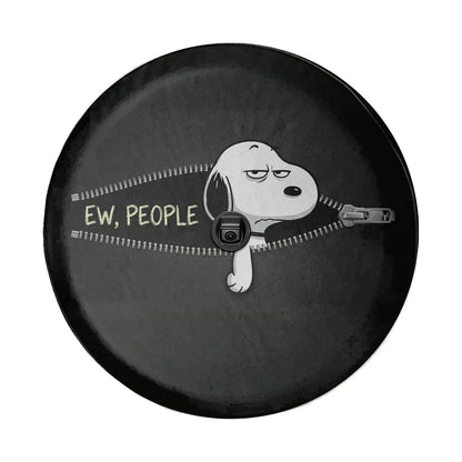 Snoopy Leather Spare Tire Cover – Ew People Funny Jeep Accessory - PersonalizedFury