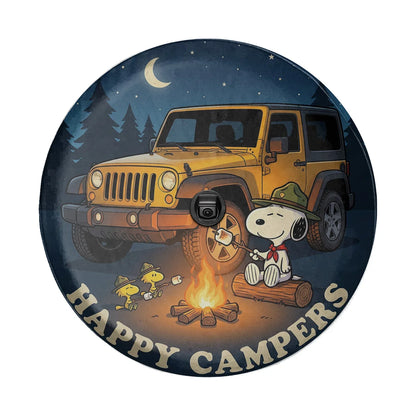 Snoopy Spare Tire Cover – Happy Camper Off Road Jeep Cover - PersonalizedFury