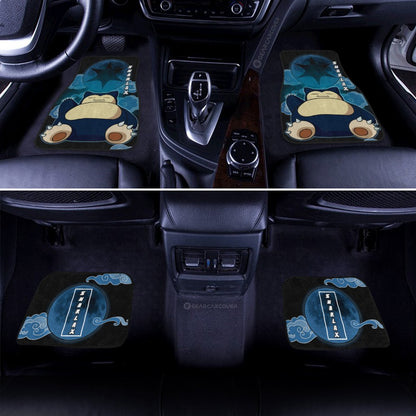 Snorlax Car Floor Mats Custom Anime Car Accessories For Anime Fans