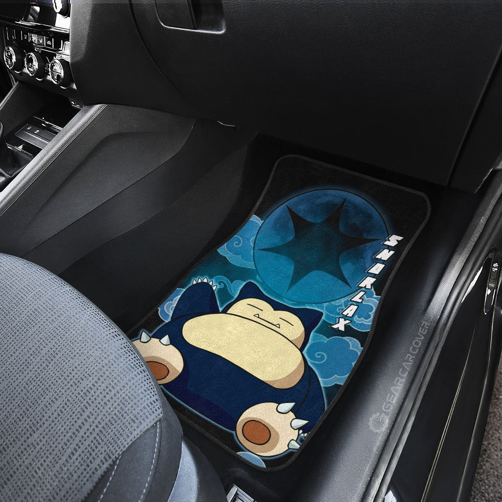 Snorlax Car Floor Mats Custom Anime Car Accessories For Anime Fans