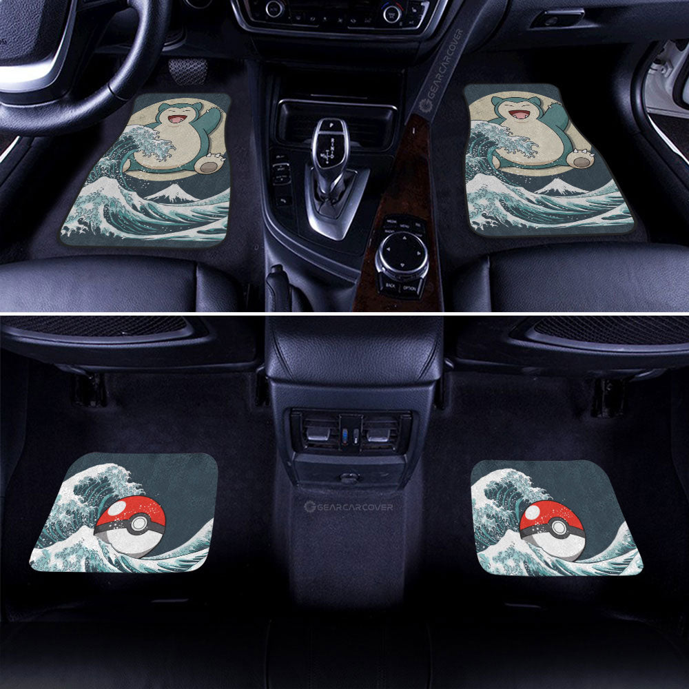 Snorlax Car Floor Mats Custom Pokemon Car Accessories