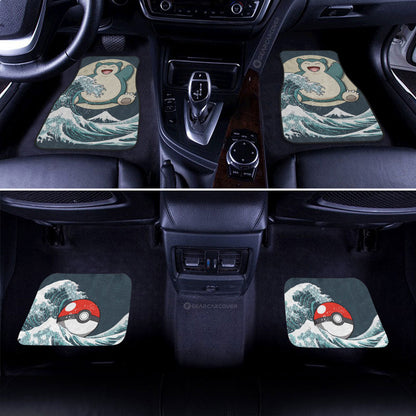Snorlax Car Floor Mats Custom Pokemon Car Accessories