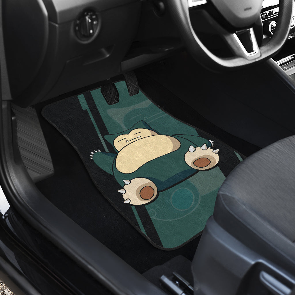 Snorlax Pokemon Car Floor Mats Style Custom For Fans Ci230130-06a