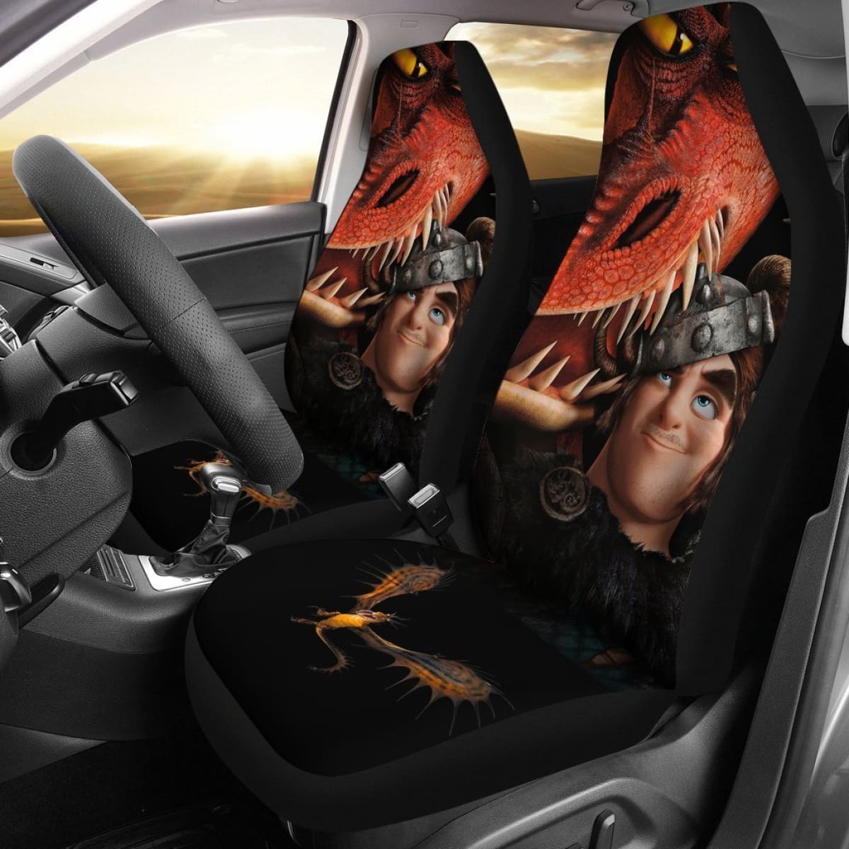 Snotlout How To Train Your Dragon 2 Car Seat Covers Lt03 Universal Fit 225721