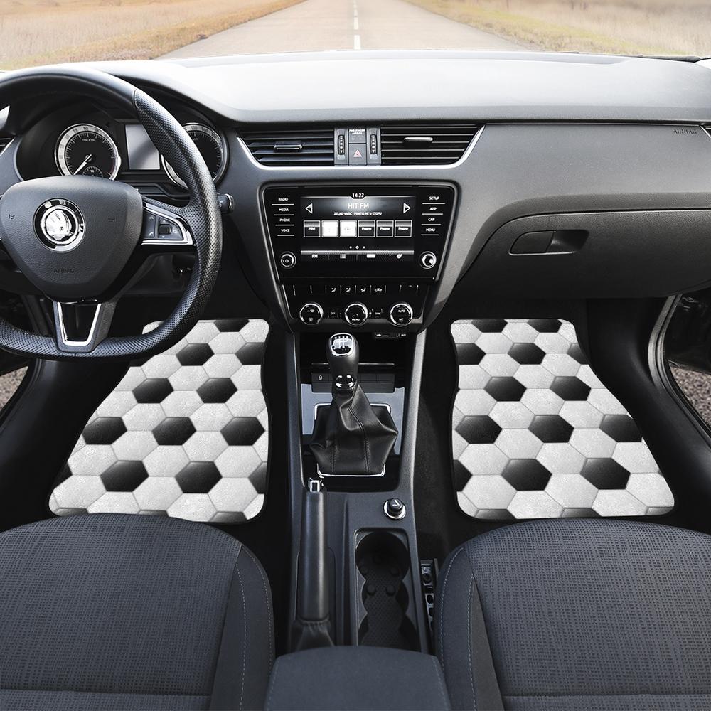Soccer Car Floor Mats Pattern Custom Car Accessories