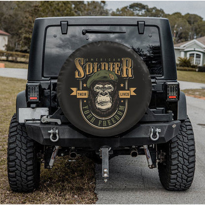 Soldier Jeep Car Spare Tire Cover