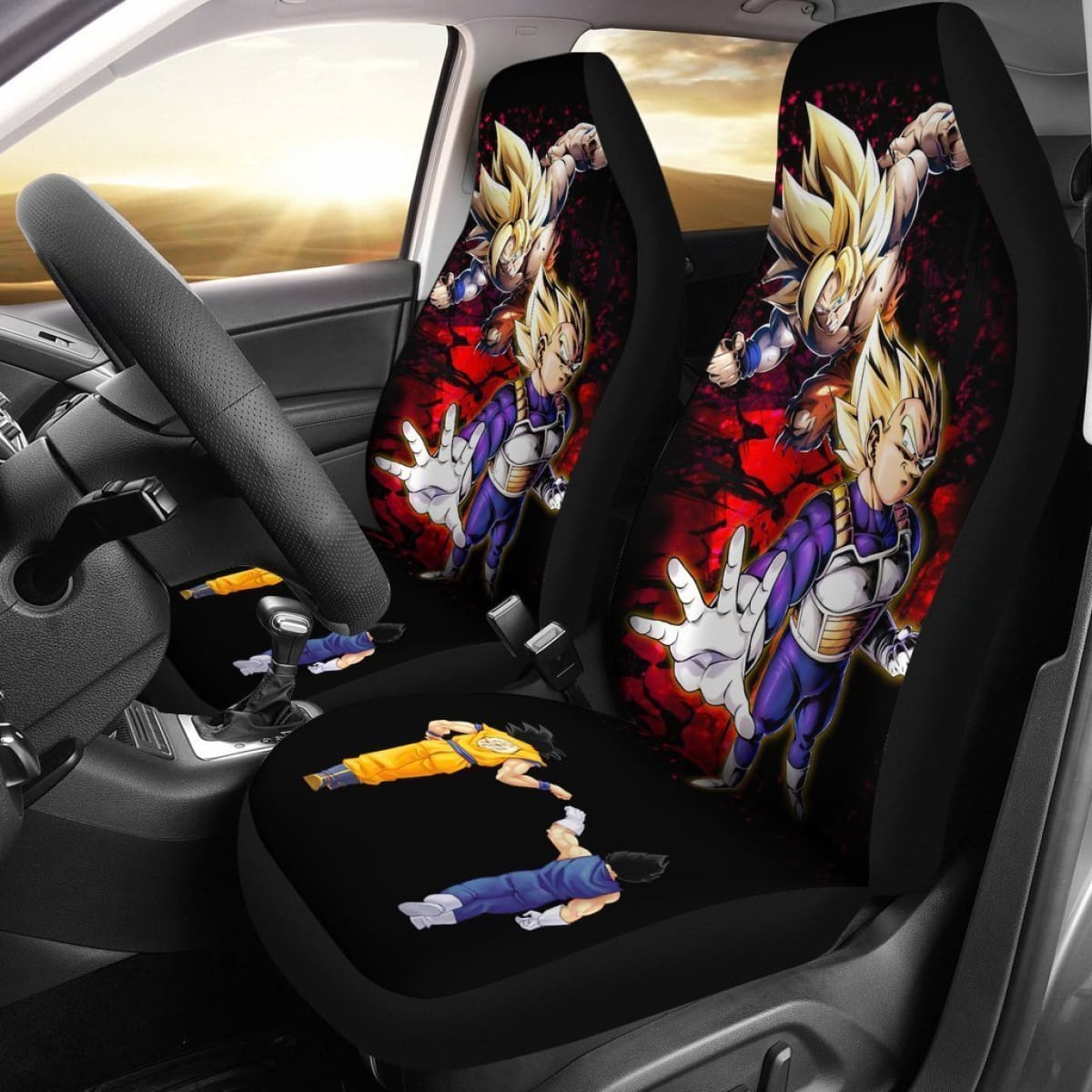 Songoku Cadic Dragon Ball Car Seat Covers Lt02 Universal Fit 225721