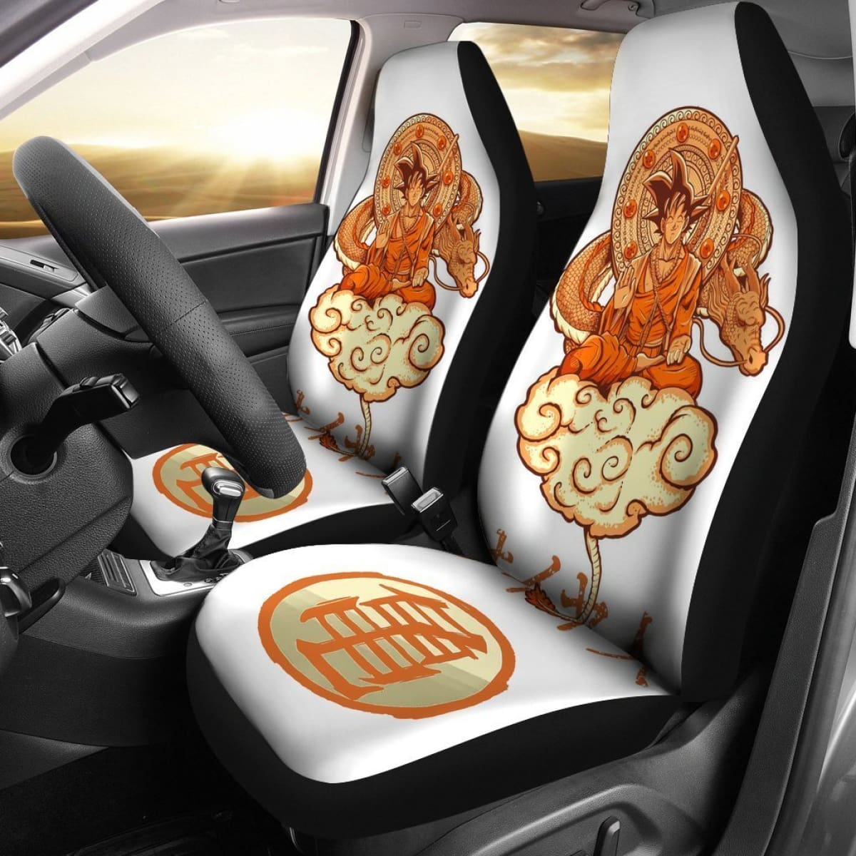 Songoku Meditation Dragon Ball Car Seat Covers Lt02 Universal Fit 225721
