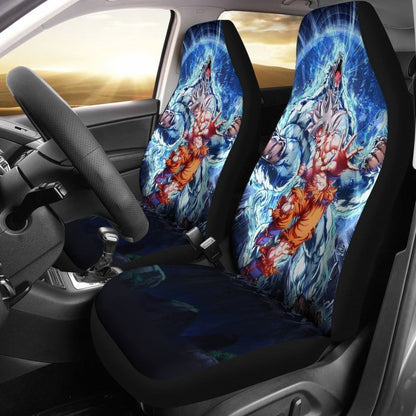Songoku Super Power Dragon Ball Car Seat Covers Lt02 Universal Fit 225721