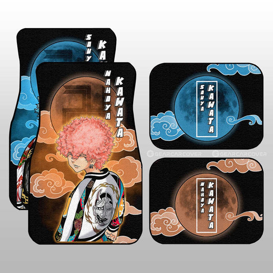 Souya Kawata And Nahoya Kawata Car Floor Mats Custom Tokyo Reverngers Car Interior Accessories