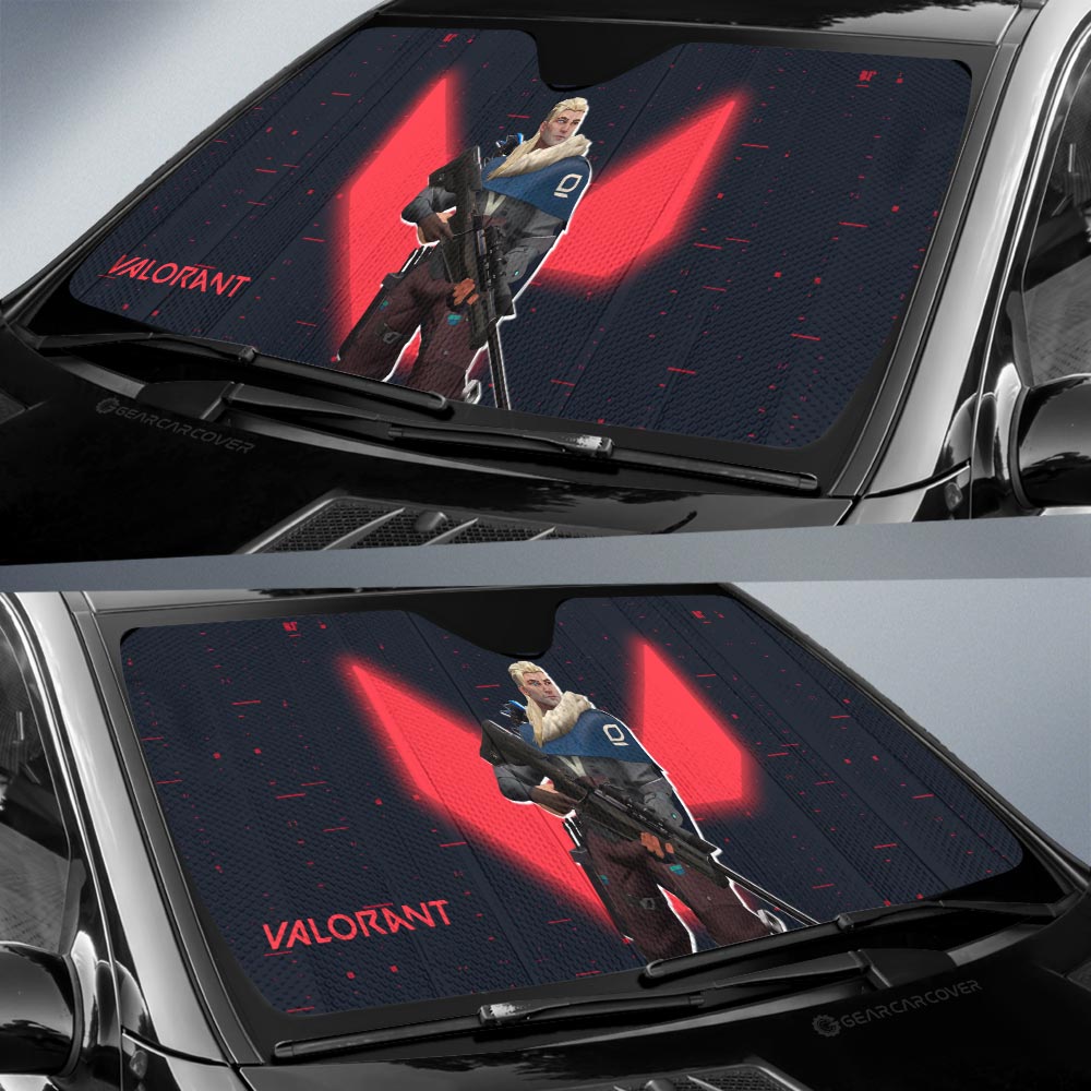 Sova Car Sunshade Custom Valorant Agent