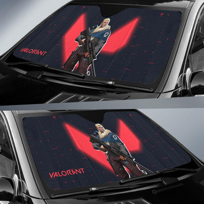 Sova Car Sunshade Custom Valorant Agent