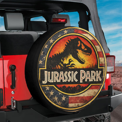 Spare Tire Wheel Cover Leather – Jurassic Park Car Accessories - Image 6