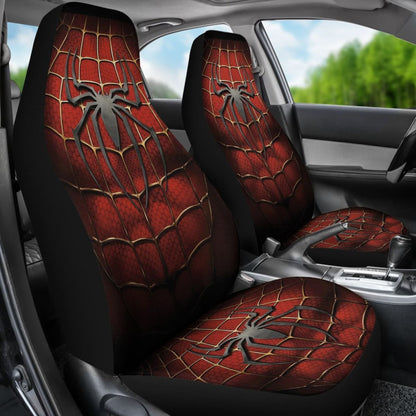 Spider Man Art Car Seat Covers Maverl Movie Fan Gift H050320 Universal Fit 072323