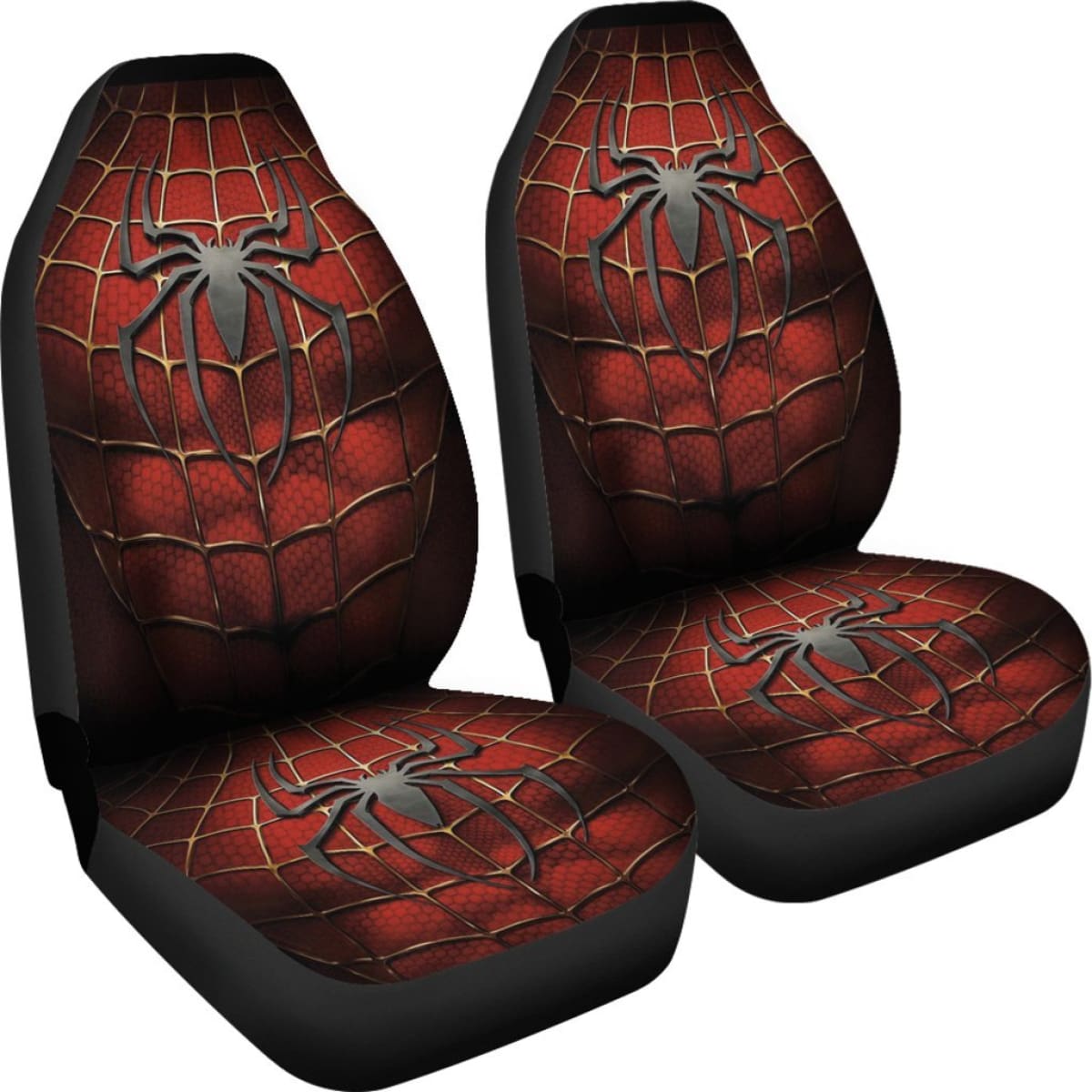 Spider Man Art Car Seat Covers Maverl Movie Fan Gift H050320 Universal Fit 072323