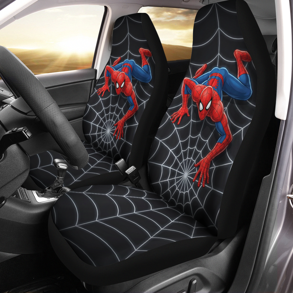 Spiderman Car Seat Covers – Protective Seat Pair