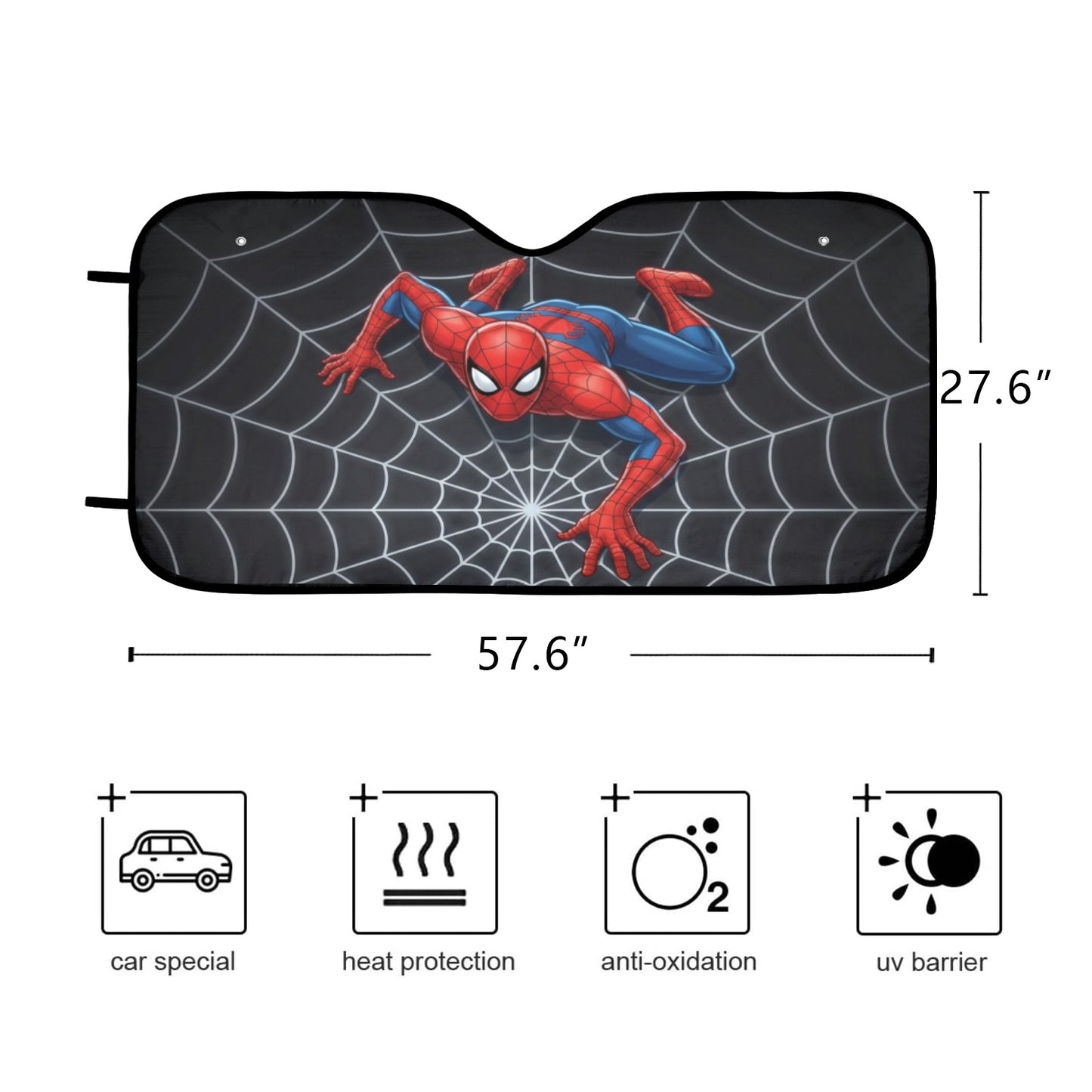 Spider-Man Auto Sunshade Cover for Cars
