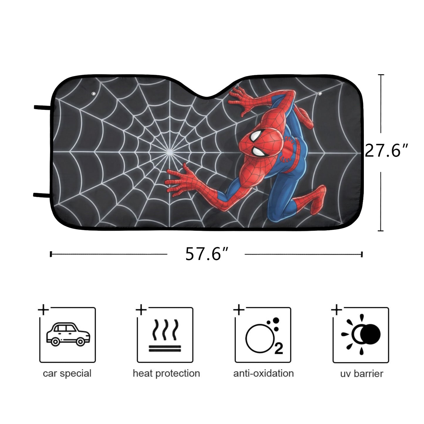 Spider-Man Auto Sunshade for Vehicle Interiors