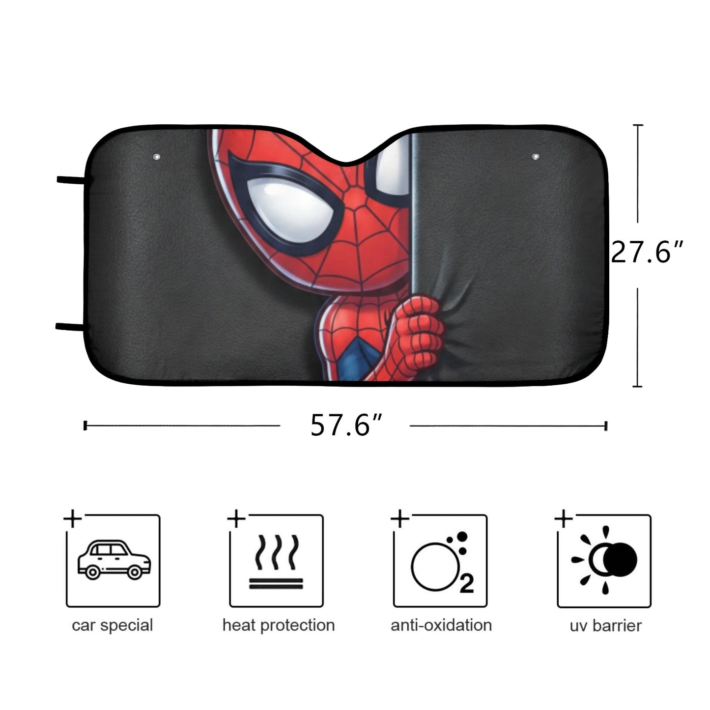 Spider-Man Auto Windshield Sunshade - Vehicle Accessories