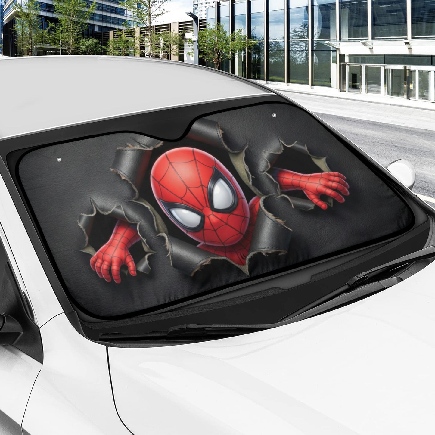 Spider-Man Automotive Auto Sunshade - Car Accessories