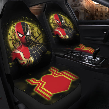 Spider Man Black Suit No Way Home Moonlight Car Seat Covers
