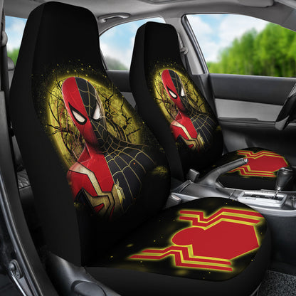 Spider Man Black Suit No Way Home Moonlight Car Seat Covers