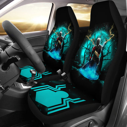 Spider Man Black Suit No Way Home Moonlight Car Seat Covers