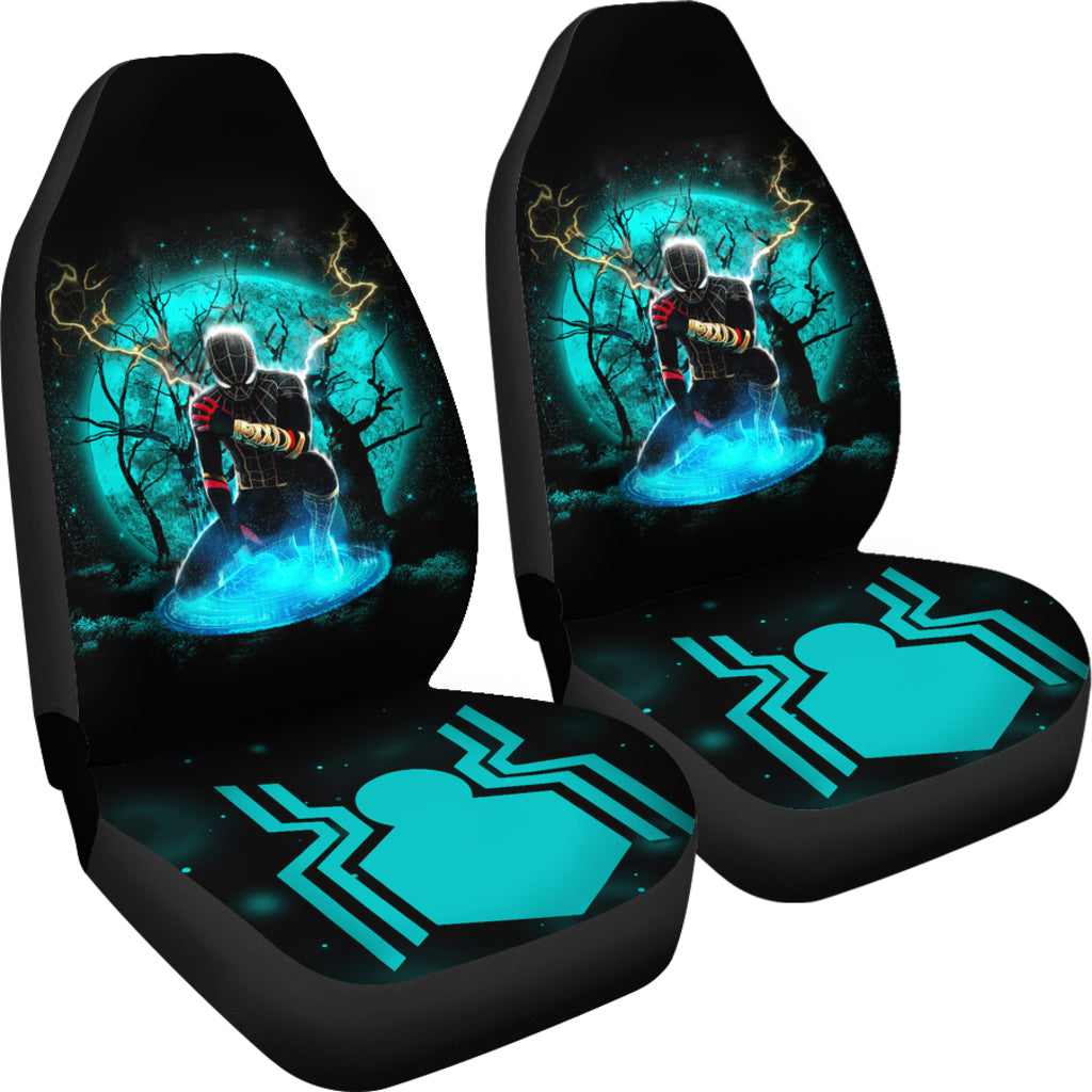 Spider Man Black Suit No Way Home Moonlight Car Seat Covers