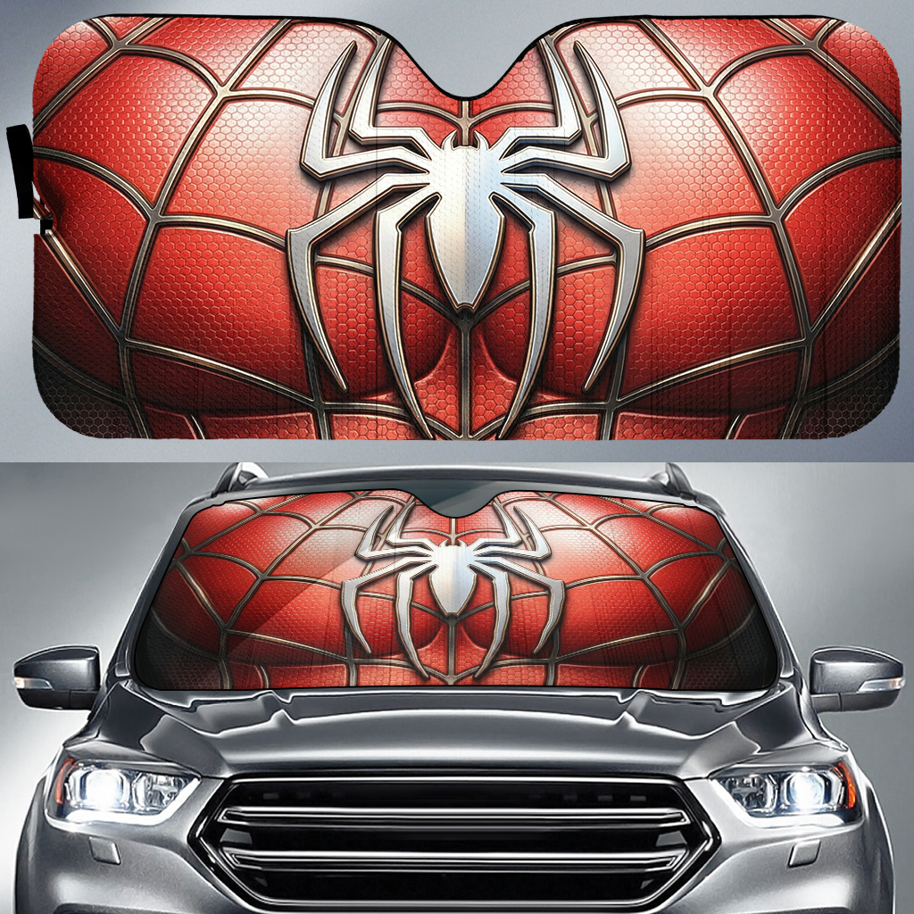 Spider Man Car Auto Sunshade