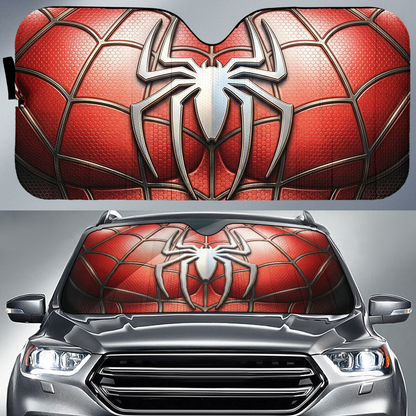 Spider Man Car Auto Sunshade