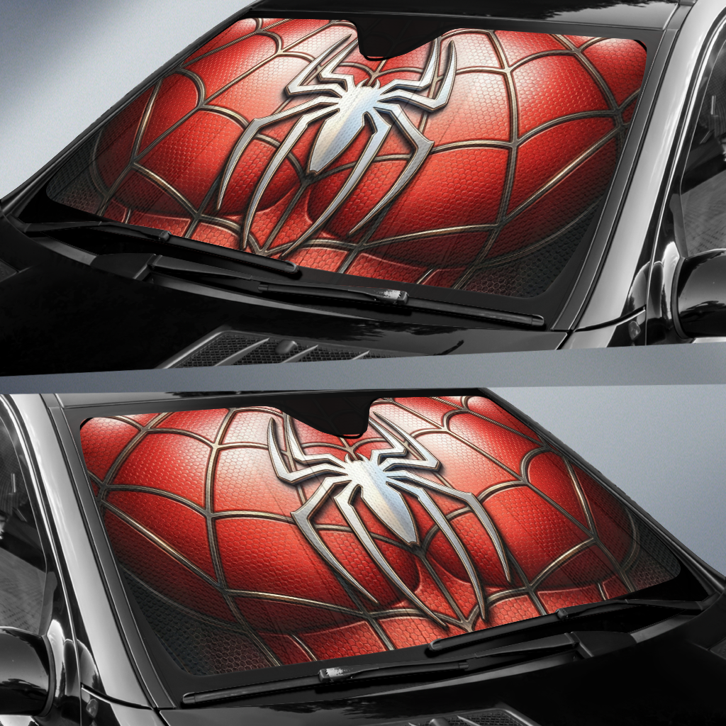 Spider Man Car Auto Sunshade