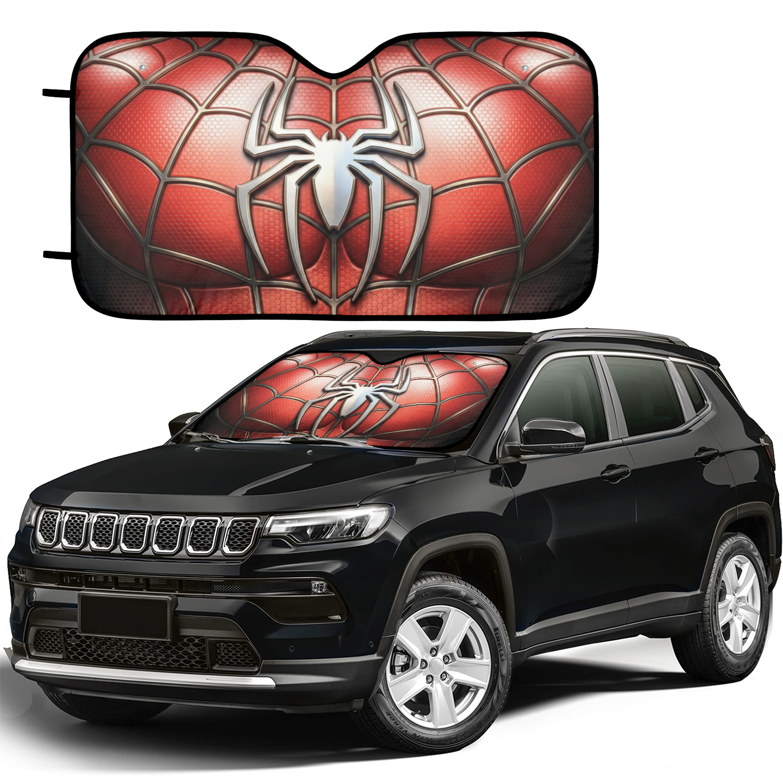 Spider Man Car Auto Sunshade