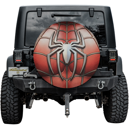 Spider Man Car Leather Spare Tire Cover