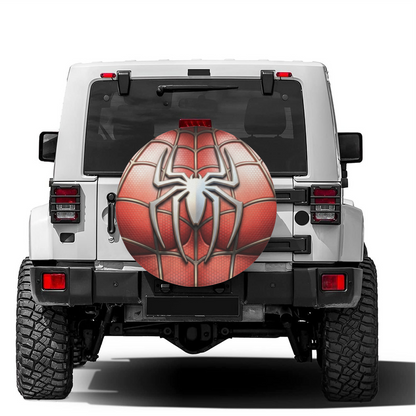 Spider Man Car Leather Spare Tire Cover